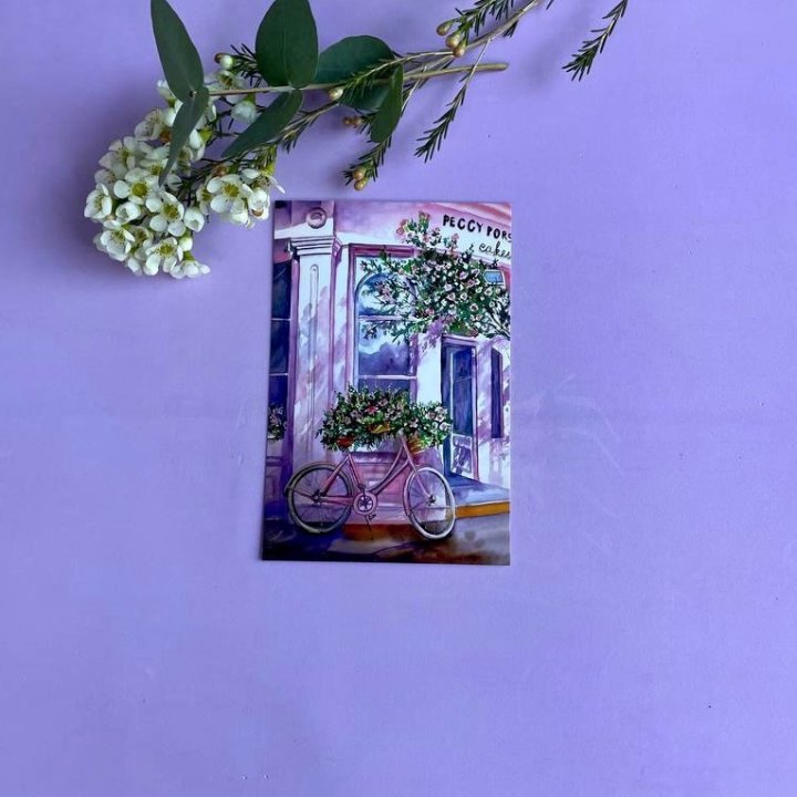 Открытка к букету "Розовый" в Орске