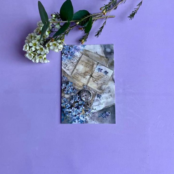 Открытка к букету "Время" в Орске