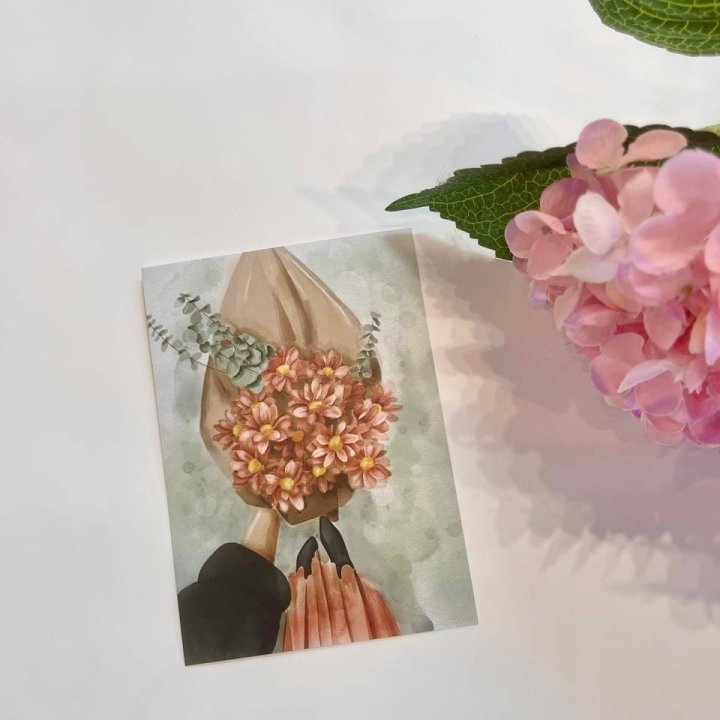 Открытка к букету "Букет" в Орске