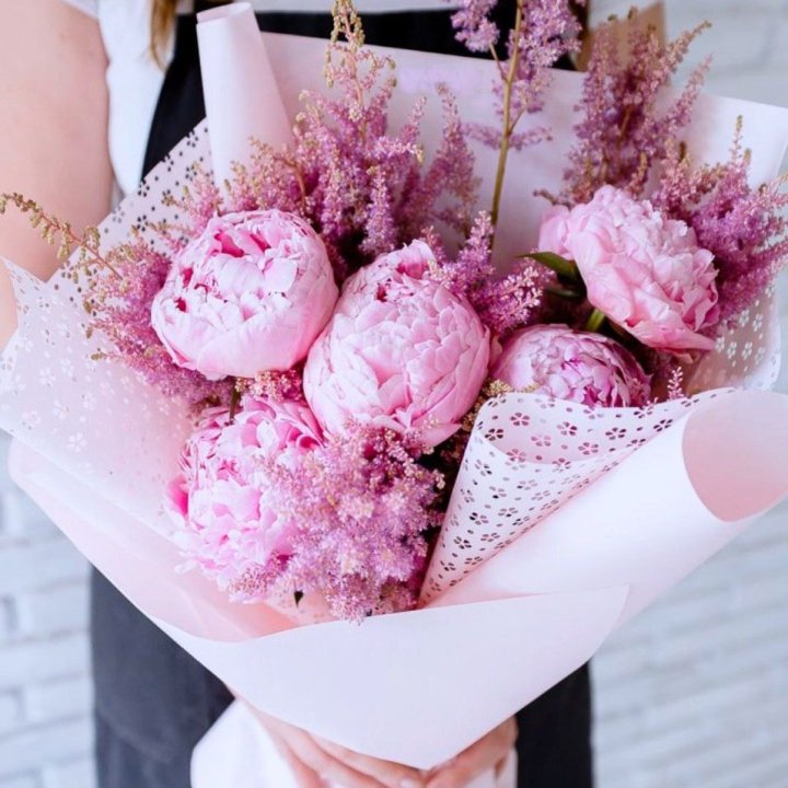 Букет пионов "Мелиса" в Орске