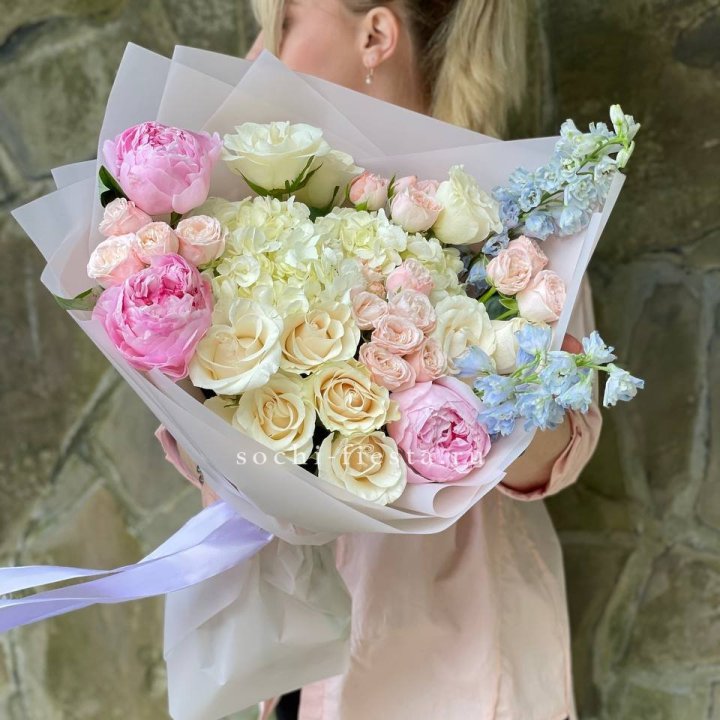 Букет с пионами "Богема" в Орске