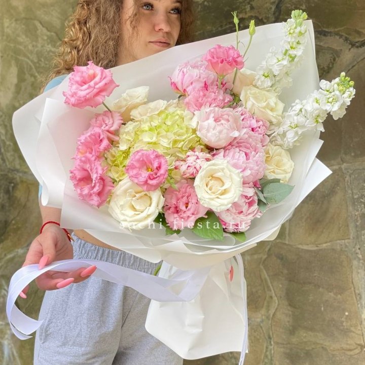 Букет с пионами №3 в Орске