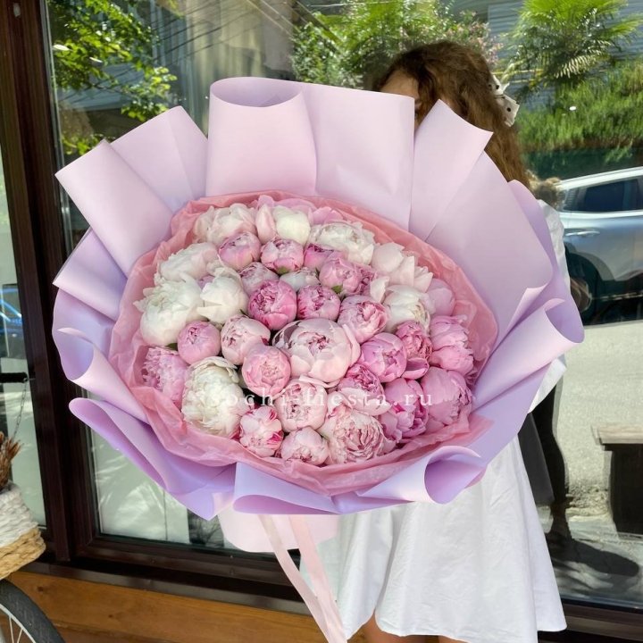 51 розовый пион в Орске