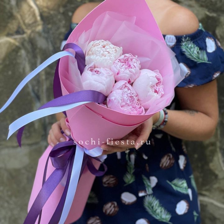 Букет пионов "НАЙ" в Орске