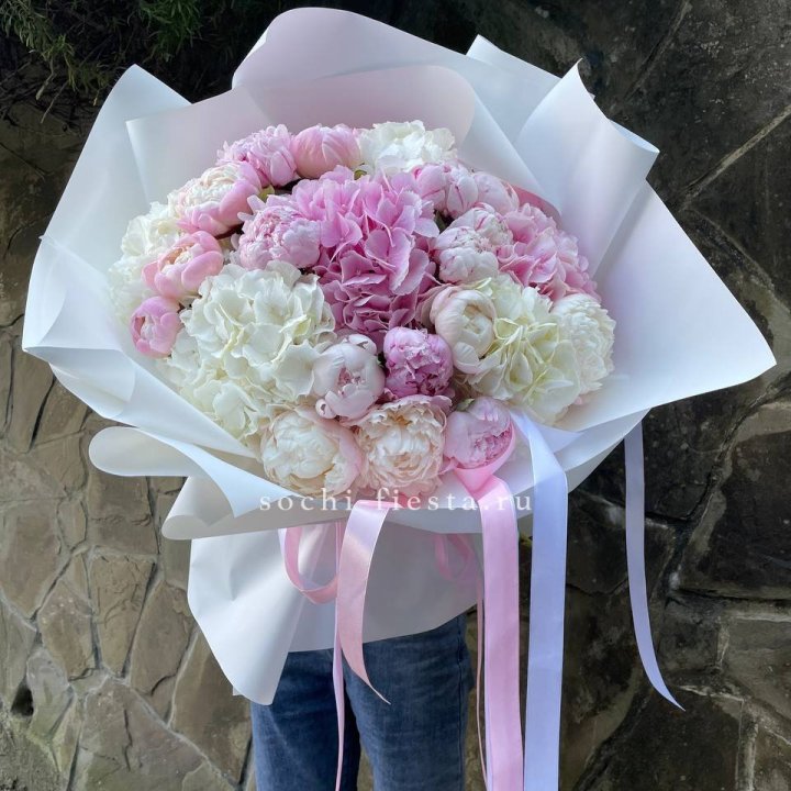 Букет "Пионы и Гортензии" в Орске