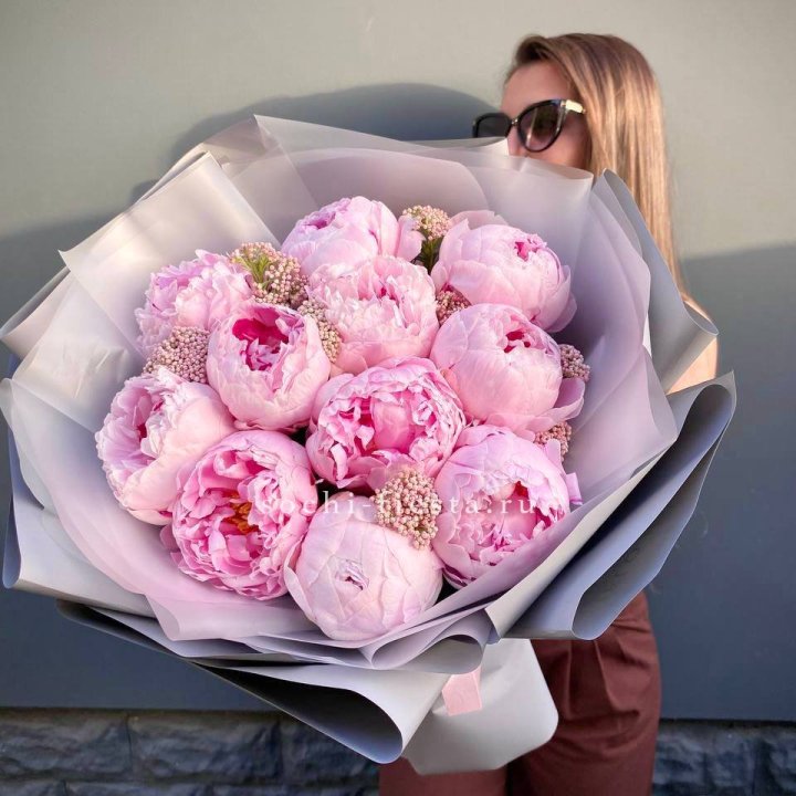 Букет с пионами "Стайл" в Орске