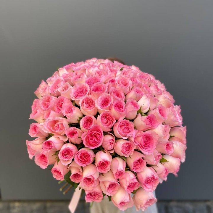 101 розовая роза в Орске