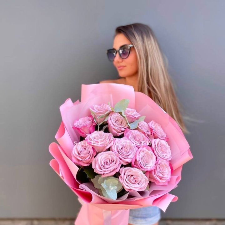 Букет розовых роз 2 в Орске
