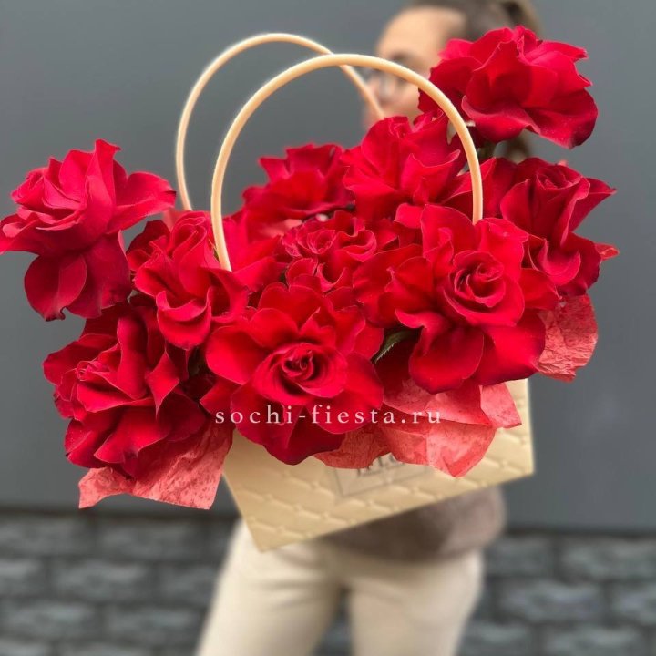 Французские розы в сумочке в Орске