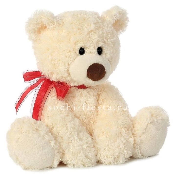 Белый плюшевый мишка  в Орске