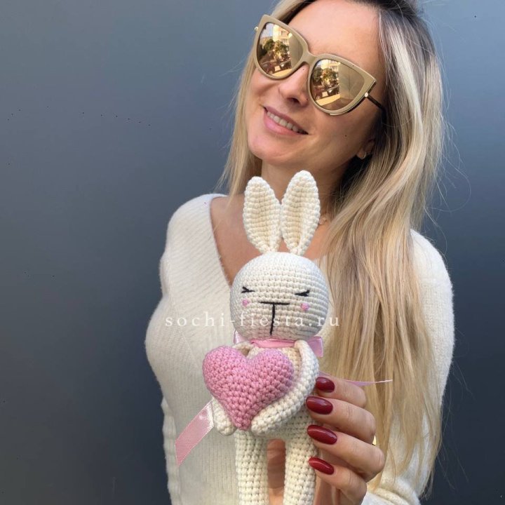 Зайка с сердцем ручной работы в Орске