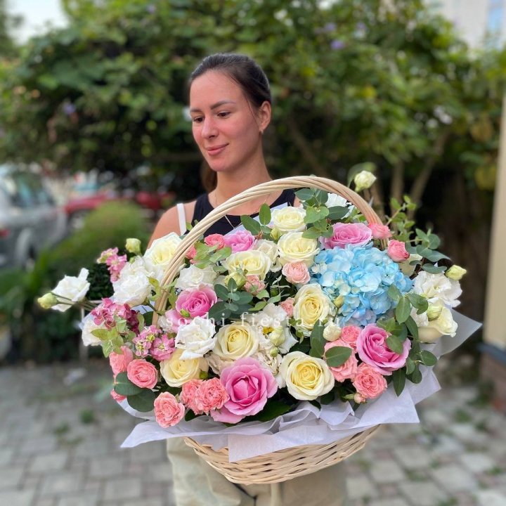 Цветочная корзина №2 в Орске