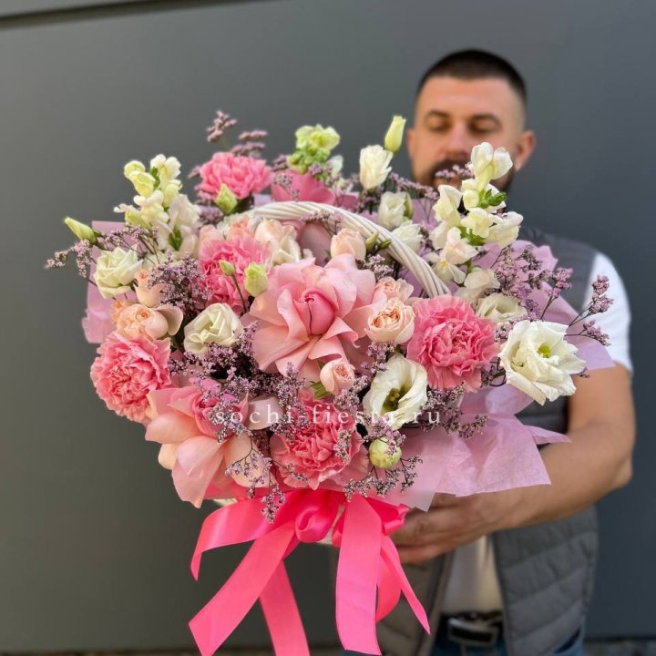 Цветочная корзина №1 в Орске