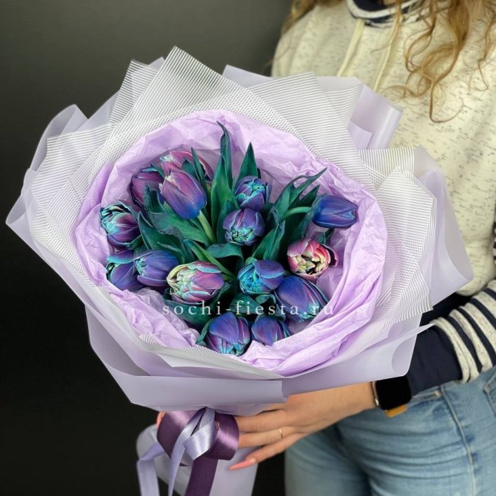 Букет тюльпанов "Пандора" в Орске