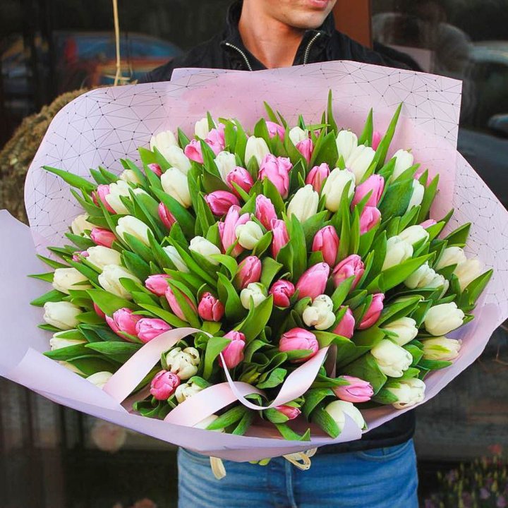 101 тюльпан микс в Орске